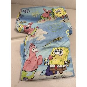 Spongebob Squarepants Bed Sheet Set - Twin - Flat & Fitted -Nickelodeon 2003